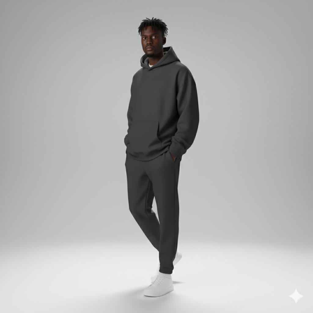 DARK GREY HOODIE